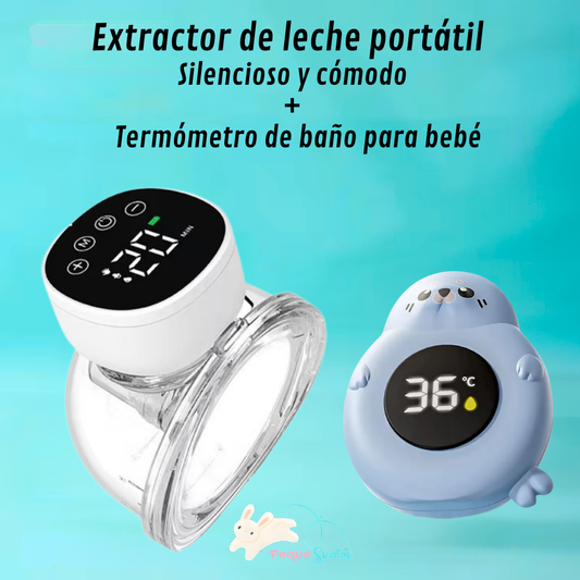 Sacaleches Eléctrico Portátil con Pantalla LCD