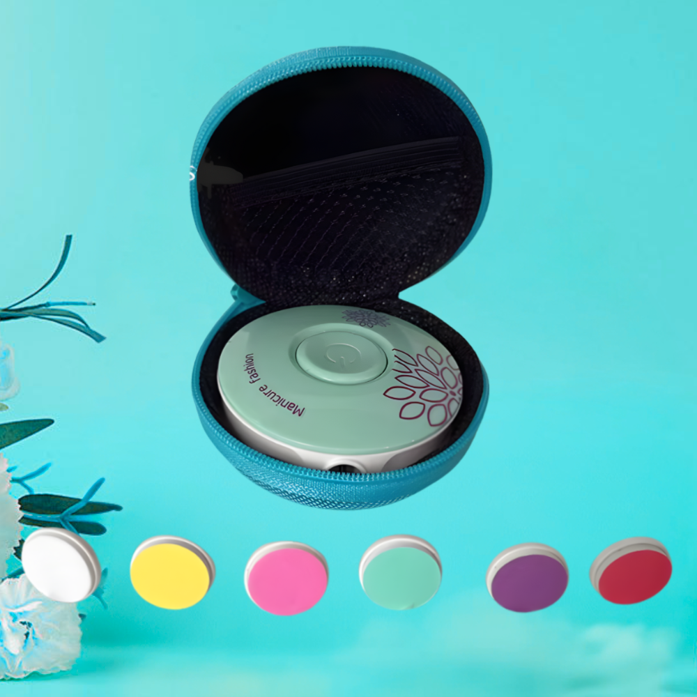 Lima De Uñas Eléctrica Con Estuche + 6 Limas. Segura, Suave y Silenciosa.