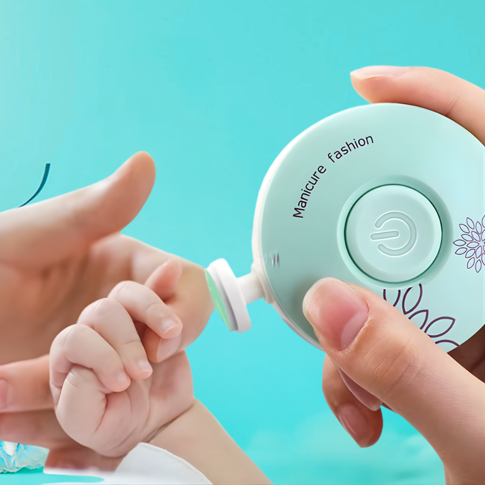 Lima De Uñas Eléctrica Con Estuche + 6 Limas. Segura, Suave y Silenciosa.