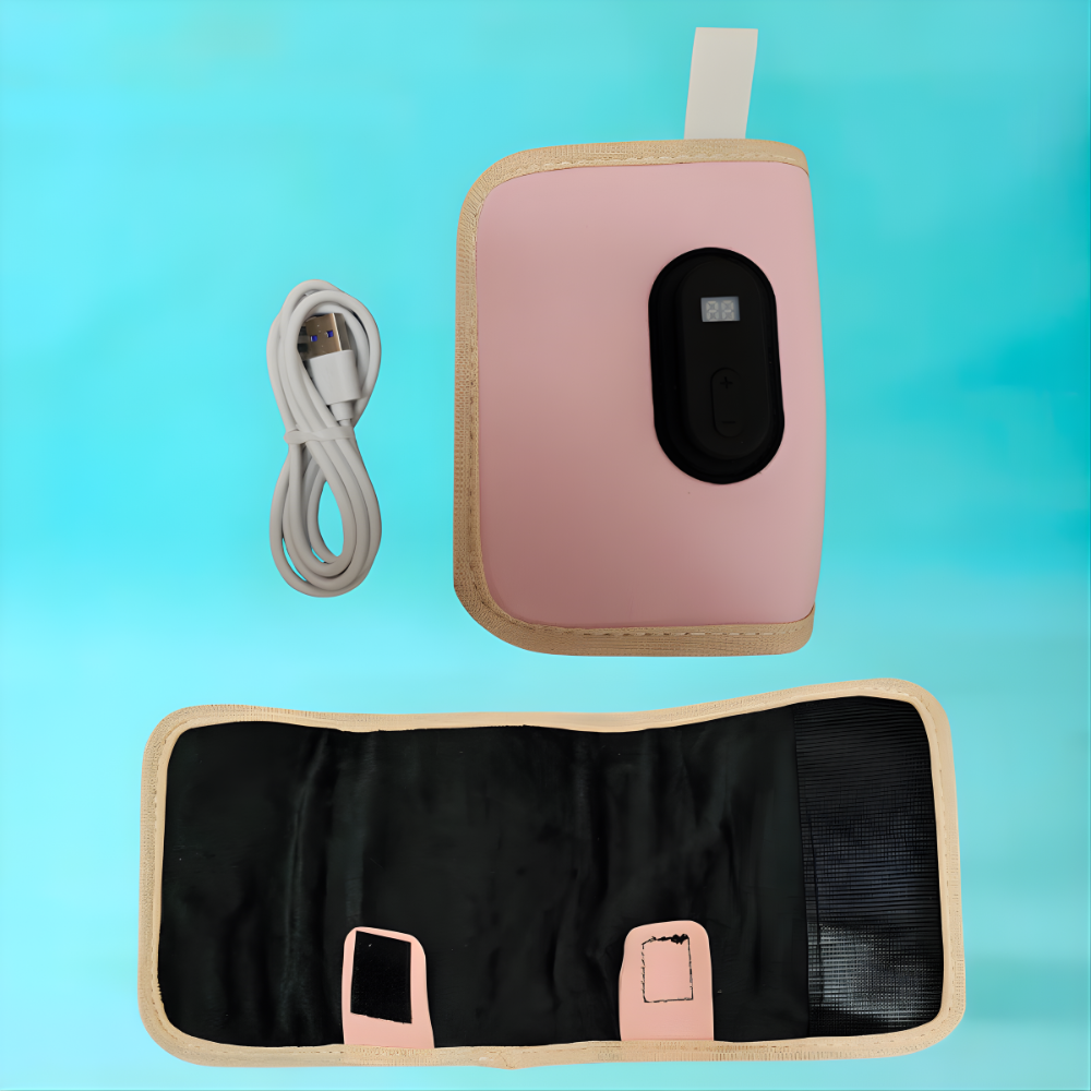 Calienta Biberones Portátil Con Pantalla y Control De Temperatura. Ligero y compacto.